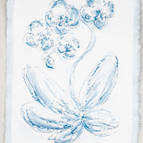 Blue Toile Orchid No. 1