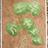 Sea Grape on Brown No. 2