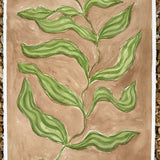 Sea Greens on Brown No. 1