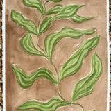 Sea Greens on Brown No. 2
