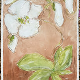 Wild Orchid on Sienna No. 1